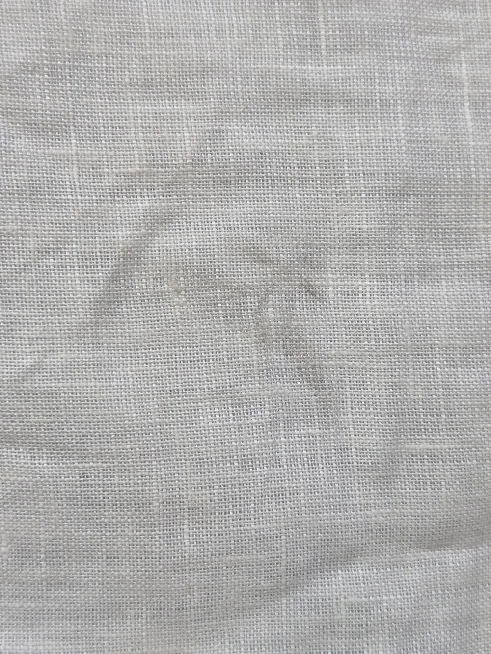 QUINCE 1 96x120 European Linen True Blackout Curtain Ivory 0300